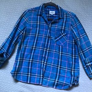 Blue American Eagle flannel